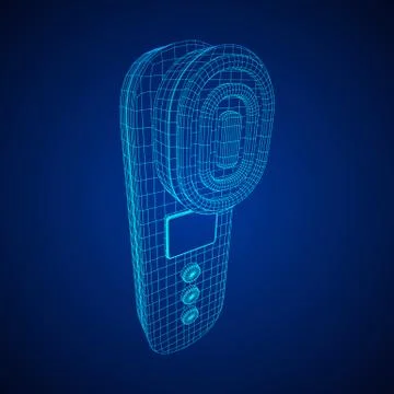 Skin massage machine device Stock Illustration