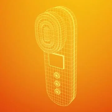 Skin massage machine device Stock Illustration