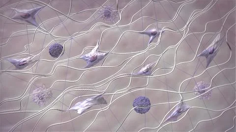 Skin matrix structure イラスト素材