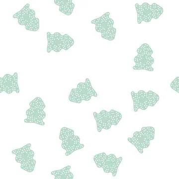 Skin sheep glyph seamless pattern Illustrazione stock