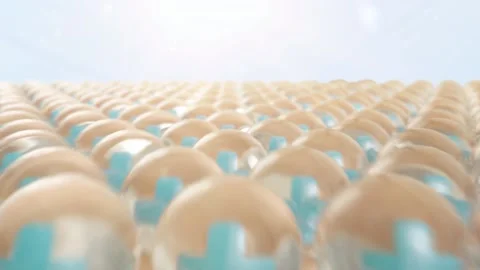 Skin UV shield Video stock 136655826