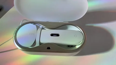 Skincare device. Makeup Printer. OPTE's precision skincare technology Video stock 168418243