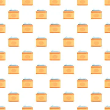 Skincare product jar repeating pattern background Illustrazione stock