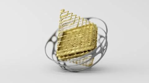 Skinned particle objects  pyramid Stock Illustration