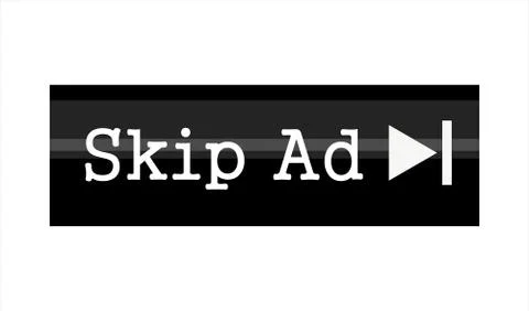 SKIP AD ICON Stock Illustration