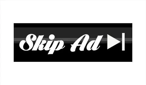 SKIP AD ICON Stock Illustration