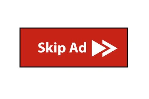 Skip ads video icon or logo illustration. perfect use Stock-Illustration