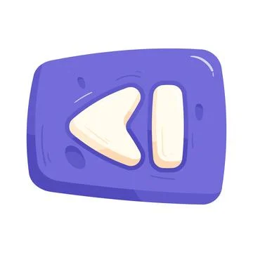 Skip backward Stock Illustration