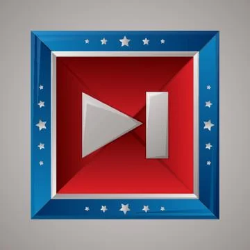 Skip Button Stock-Illustration