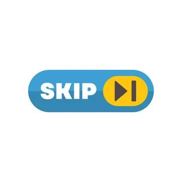 Skip button showing forward arrow and pause sign for multimedia player Stock Illustration