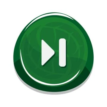 Skip Forward Button Illustrazione stock