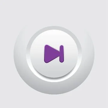 Skip Forward Button Illustrazione stock