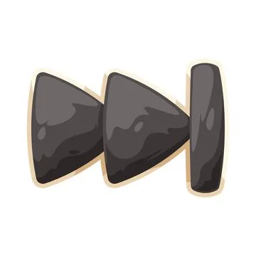 Skip forward button illustration Stock Illustration