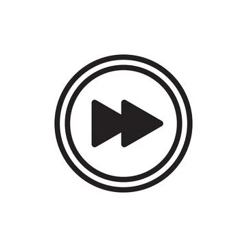 Skip icon vector Stock Illustration
