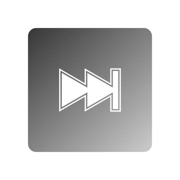 Skip icon vector Stock Illustration