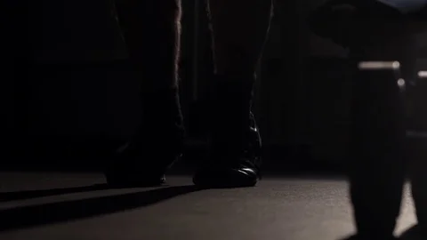 Skipping with a jump rope in slow motion Stock Footage 73605372