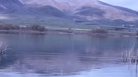 Skipping Rocks Stock Footage 22559234