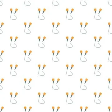 Skipping rope cartoon seamless pattern for fitness background Illustrazione stock