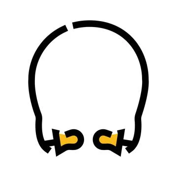 Skipping rope color icon vector illustration concept Stock Illustration