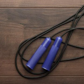 Skipping rope for an exercise Stock Photos