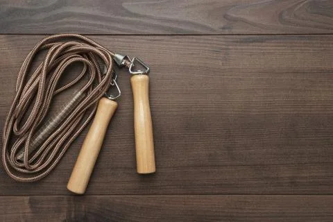 Skipping rope for an exercise Stock Photos