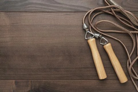 Skipping rope for an exercise Stock Photos