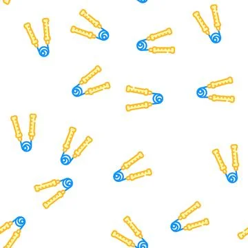 Skipping rope gym tool vector seamless pattern 스톡 일러스트