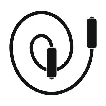 Skipping rope icon Stock Illustration