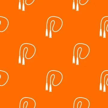 Skipping rope pattern seamless Stock Illustration