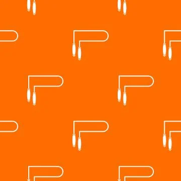 Skipping rope pattern seamless Stock Illustration