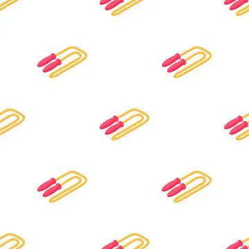 Skipping rope pattern seamless vector Stock Illustration