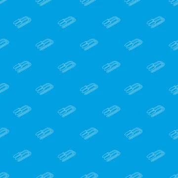 Skipping rope pattern vector seamless blue Stock Illustration