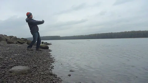 Skipping Stone Series Stock Footage 6508089