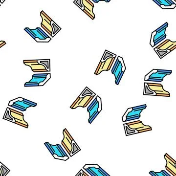 Skirting corner vector seamless pattern Stock Illustration