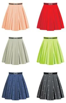 Skirts Stock Illustration