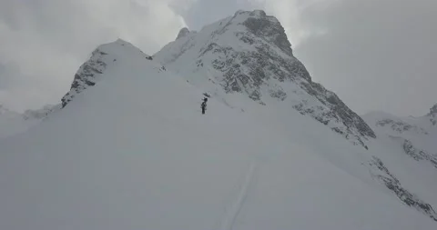 Skitour in Svaneti 库存影片 152853870