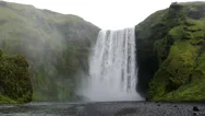 Skogafoss Cinemagraph Stock Footage