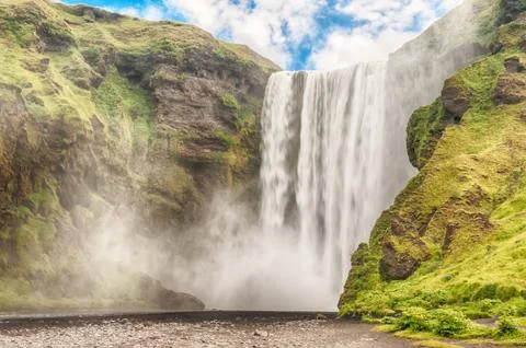Skogafoss Foto stock