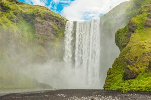 Skogafoss Foto stock