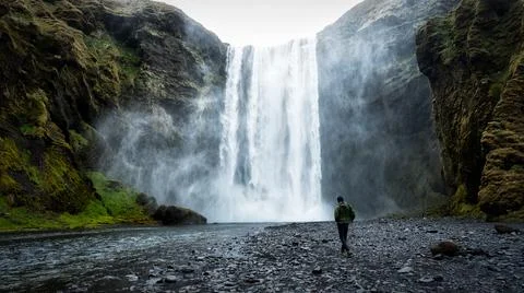 Skógafoss Stock Photos