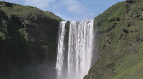 Skogafoss waterfall Stock Footage 35936111