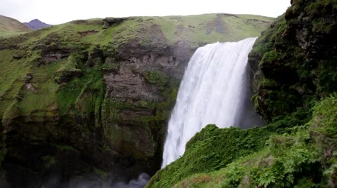 Skógafoss waterfall 動画素材 56059546