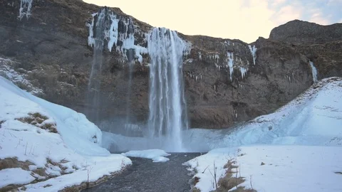 Skogafoss waterfall Stock Footage 103199015