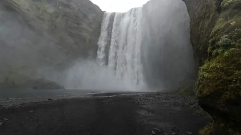 Skogafoss Waterfall 動画素材 217380071
