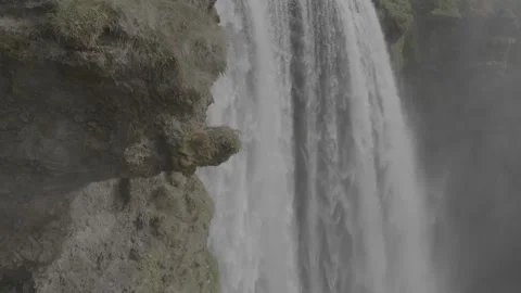 SKOGAFOSS WATERFALL Stock-Footage 328151944
