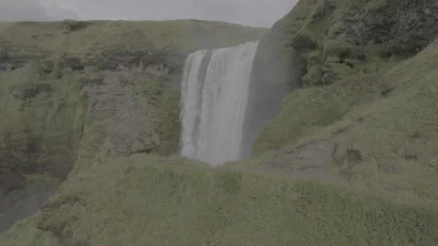 SKOGAFOSS WATERFALL Stock-Footage 328152042
