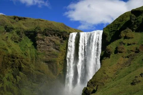Skogafoss waterfall Stock Photos