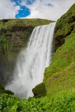 Skogafoss waterfall Foto stock