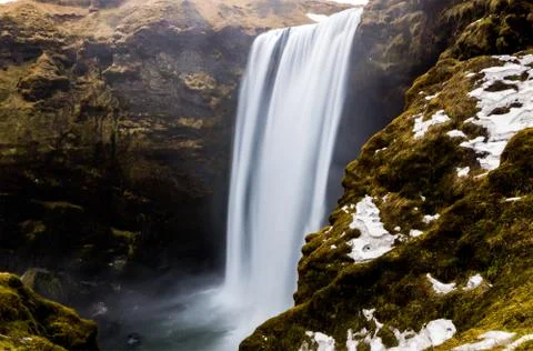 Skogafoss waterfall Stock Photos