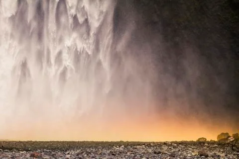 Skogafoss waterfall Stock Photos
